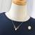 Navy blue floral print cotton blend party wear girls dress