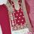 Elegant maroon georgette embroidered work girls' salwar suit set