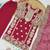 Elegant maroon georgette embroidered work girls' salwar suit set
