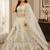 White Color Peacock Pattern Crafted,Dori And Thread Work,Zircon Diamond Studded All Over Work Net Lehenga Choli