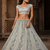 White Sequins Embedded With Studded Heavy Net Lehenga Choli