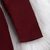 Maroon ribbed cotton blend casual fit & flare girls dress