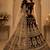 Dark Maroon Sequins Embroidered Multi Thread Embroidered Zari Velvet Lehenga Choli