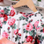 Pink floral printed net party wear kids dress