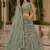 Sea Green Color Rainbow Sequins,Thread Work,Fancy Pattern Embroidery,Dori Work,Zircon Diamond Net Lehenga Choli