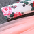 Pink floral printed net party wear kids dress