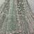 Sea Green Rainbow Sequins Thread Fancy Pattern Embroidery Dori Zircon Net Lehenga Choli