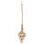 luxurious gold-plated kundan choker necklace set with earrings