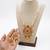 elegant white pearl and gold kundan necklace set