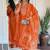 Orange bsy viscose kurti pant dupatta set