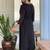 Black viscose silk kurti pent dupatta set