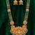 traditional lakshmi temple gold-plated necklace set