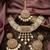  traditional gold-plated pearl choker jewellery set