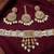  traditional gold-plated pearl choker jewellery set