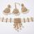  traditional gold-plated pearl choker jewellery set
