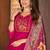 Pink vertican silk kurti pent dupatta set