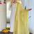 White viscose silk kurti pent dupatta set