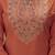Orange rayon kurti pent dupatta set