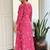 Pink rayon kurti pent dupatta set