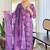 Purple rayon kurti pent dupatta set