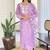 Lavender rayon kurti pent dupatta set