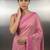 pink soft muga cotton with weaving saree