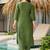 Mahendi rayon kurti pent dupatta set