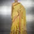 yellow soft muga cotton with weaving saree