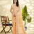  PEACH linen silk blend butti weaving work SAREE