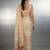 beige soft muga cotton with weaving saree