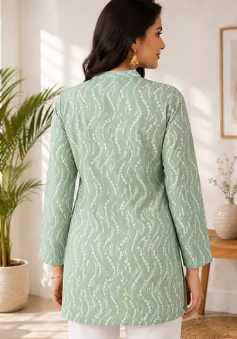 PISTA Rayon DIGITAL PRINTED KURTI 