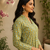 LIGHT GREEN  REYON WITH DIGITAL PRINTED STYLISH WEAR KURTI 
