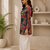 MULTICOLOR  REYON WITH DIGITAL PRINTED STYLISH WEAR KURTI 