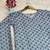 SKY BLUE Rayon DIGITAL PRINTED KURTI 