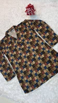 MULTICOLOR Rayon DIGITAL PRINTED KURTI  5