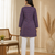 LAVENDER  REYON WITH DIGITAL PRINTED STYLISH WEAR KURTI 