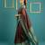 brown soft silk blend with gold zari motifs zari woven saree 