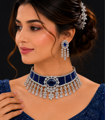 Regal Radiance Designer Diamond Choker Set