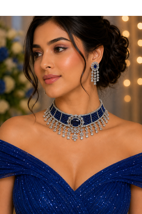 Regal Radiance Designer Diamond Choker Set 3