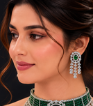Prestige Rhodium Finish Diamond Choker Set