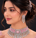 Brilliance American Diamond Choker Set