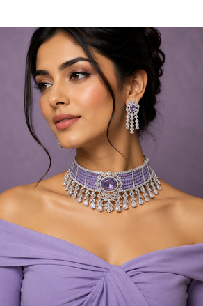 Grand Diamond Choker Set 4