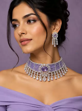 Grand Diamond Choker Set