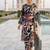 Summer special printed maslin embroidered kurti pant dupatta set