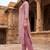 Womens pink pure cotton ethnic motifs printed  straight kurta sets