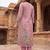 Womens pink pure cotton ethnic motifs printed  straight kurta sets