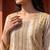 Womens yellow pure cotton floral printed  straight kurta sets