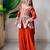 Designer georgette peplum top plazzo set with embroidered dupatta
