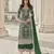 green net embroidered sequin salwar suit