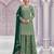 Pista embroideried chinon semi stitched palazzo suit